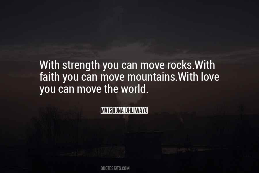 Move Mountains Sayings #268704