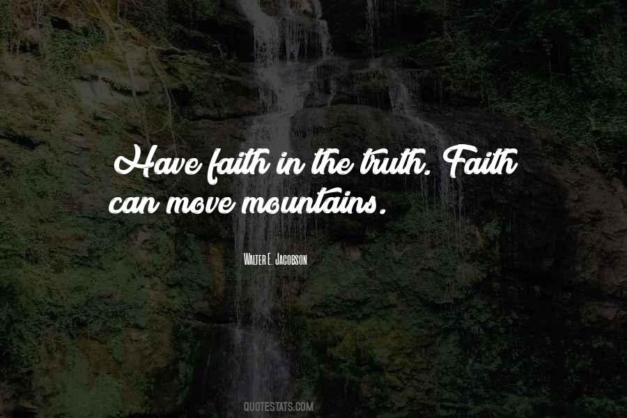 Move Mountains Sayings #563446