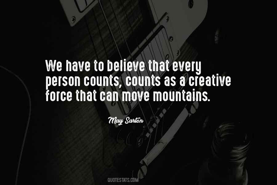 Move Mountains Sayings #73158