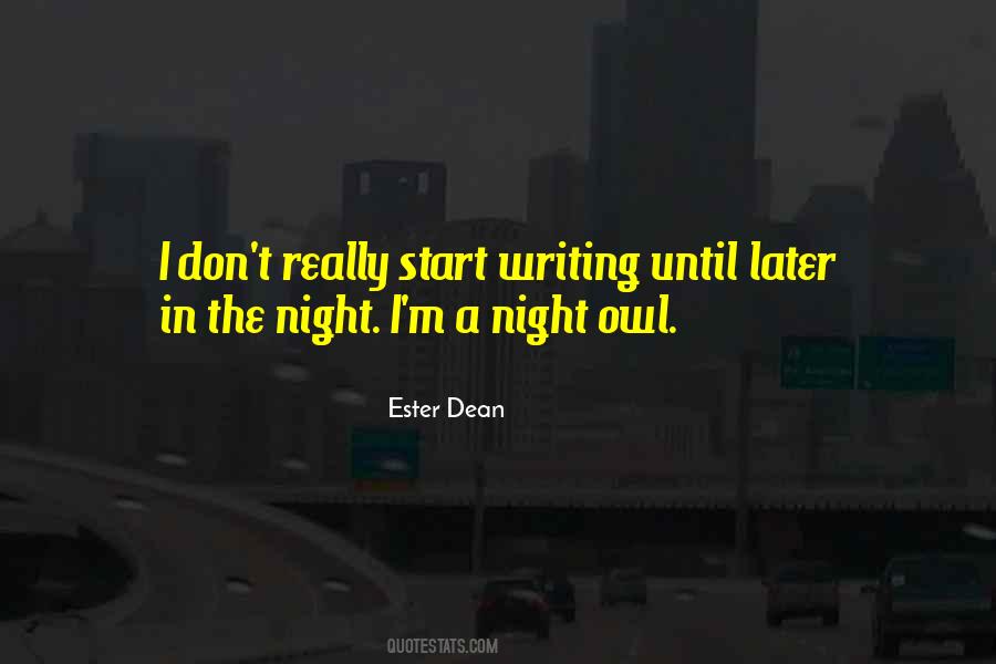 Night Owl Sayings #473346