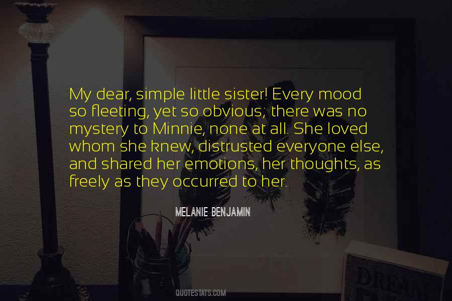 Quotes About Dear Sister #718464