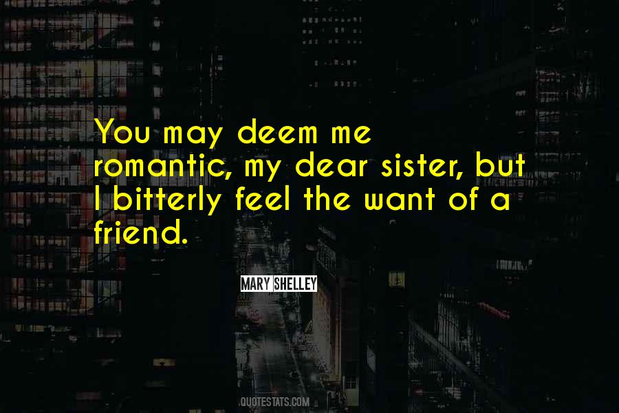 Quotes About Dear Sister #719262