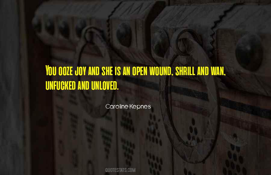 Open Wound Sayings #1826539