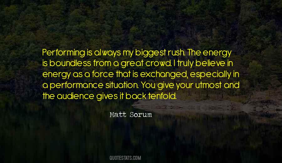 Great Performance Sayings #1102570