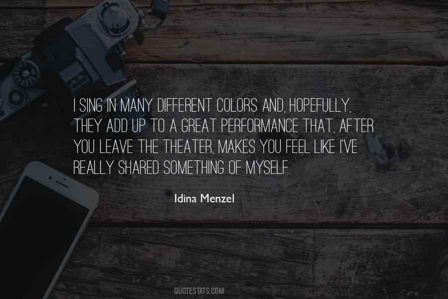 Great Performance Sayings #125221