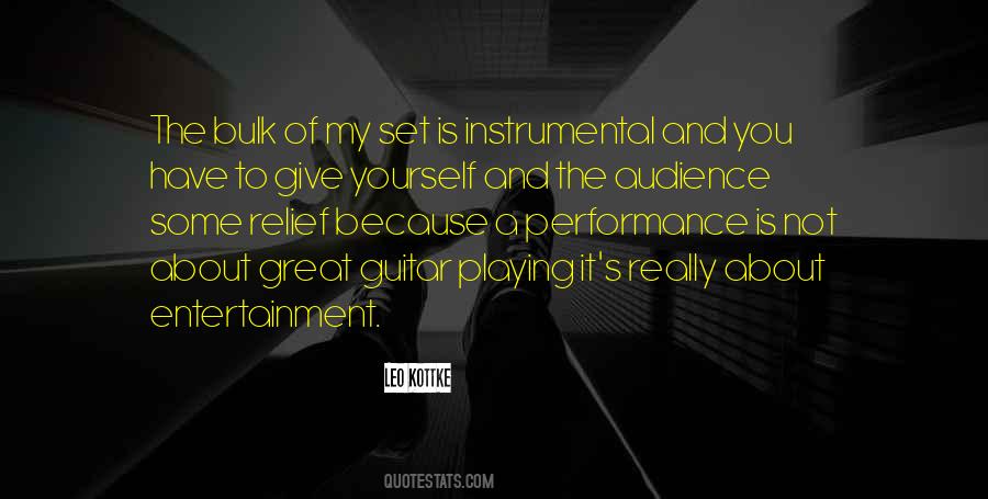 Great Performance Sayings #468324