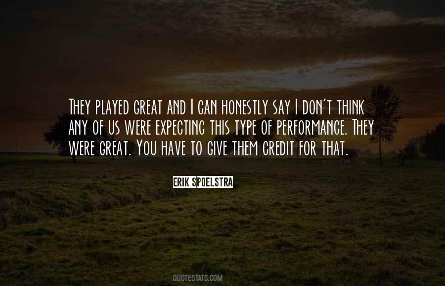 Great Performance Sayings #648043