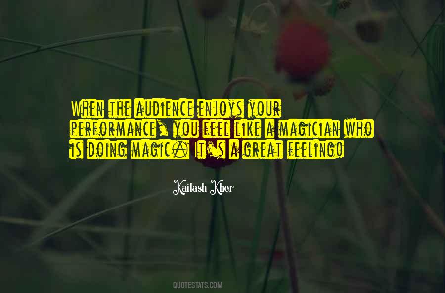 Great Performance Sayings #96382
