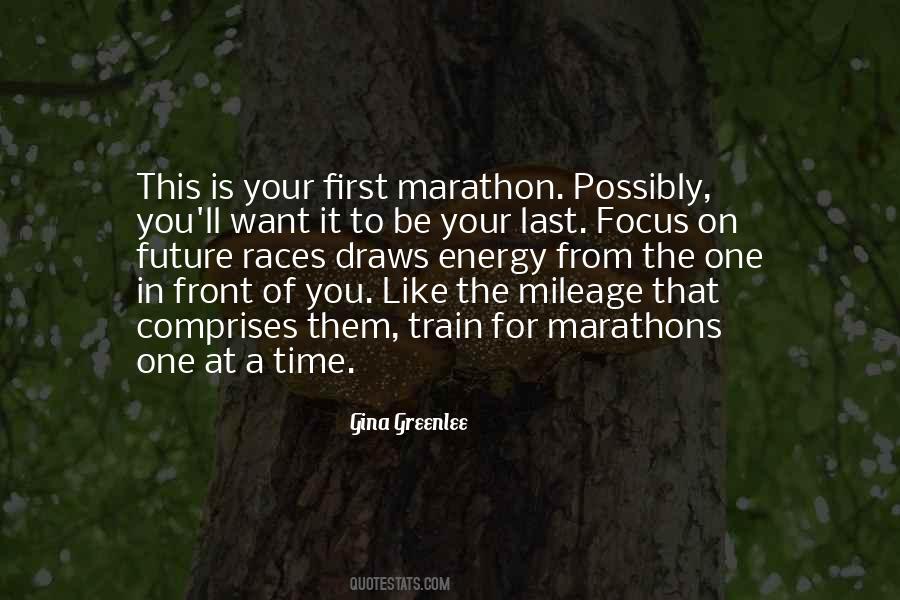 Quotes About Marathon Training #406844