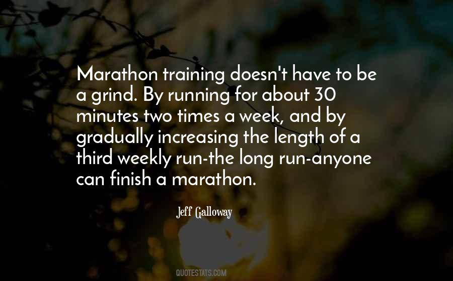 Quotes About Marathon Training #615254