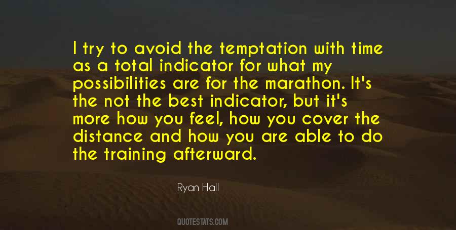 Quotes About Marathon Training #632273