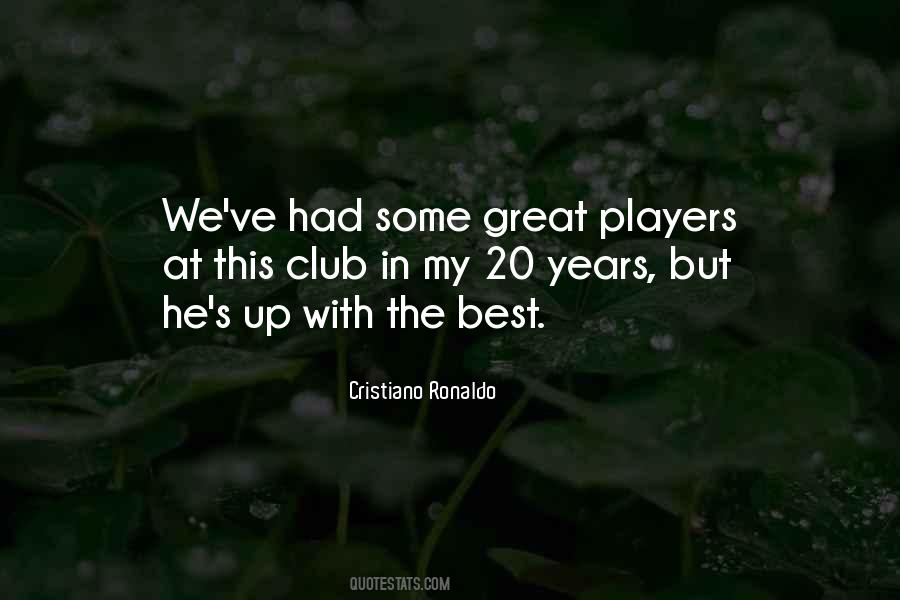 Great Players Sayings #1428166