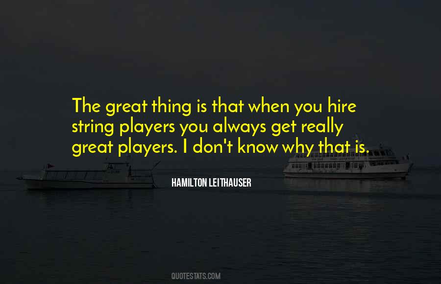 Great Players Sayings #733735