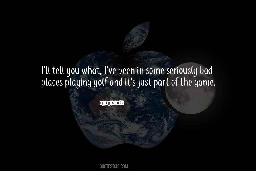 Playing Golf Sayings #1158500