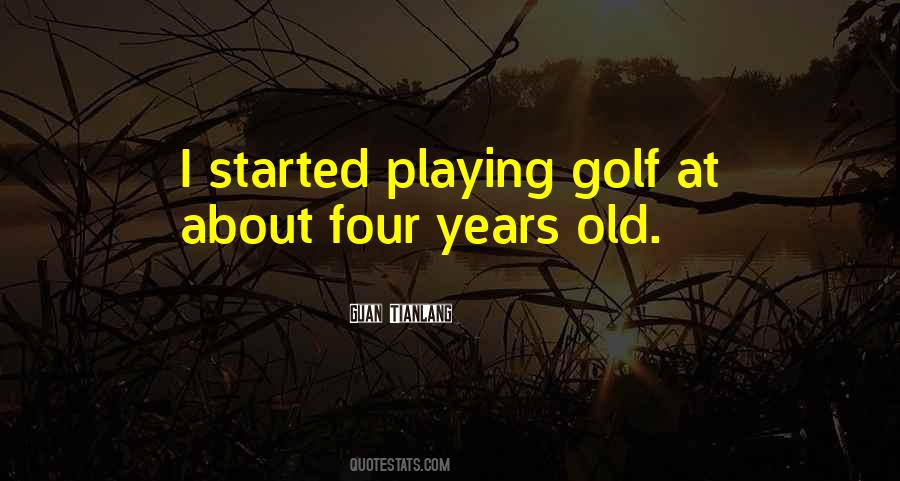 Playing Golf Sayings #1248801