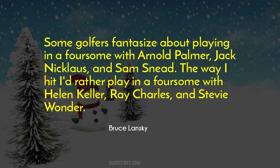 Playing Golf Sayings #138405