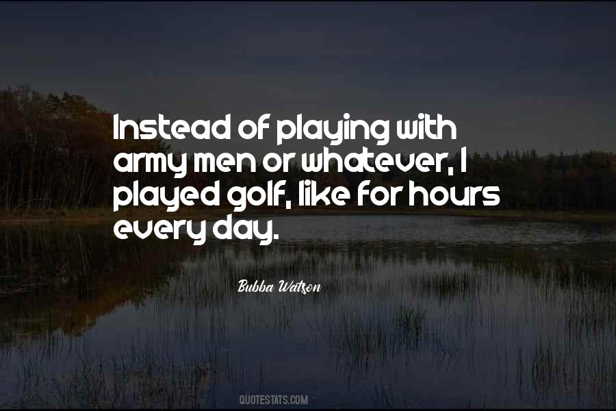 Playing Golf Sayings #175094