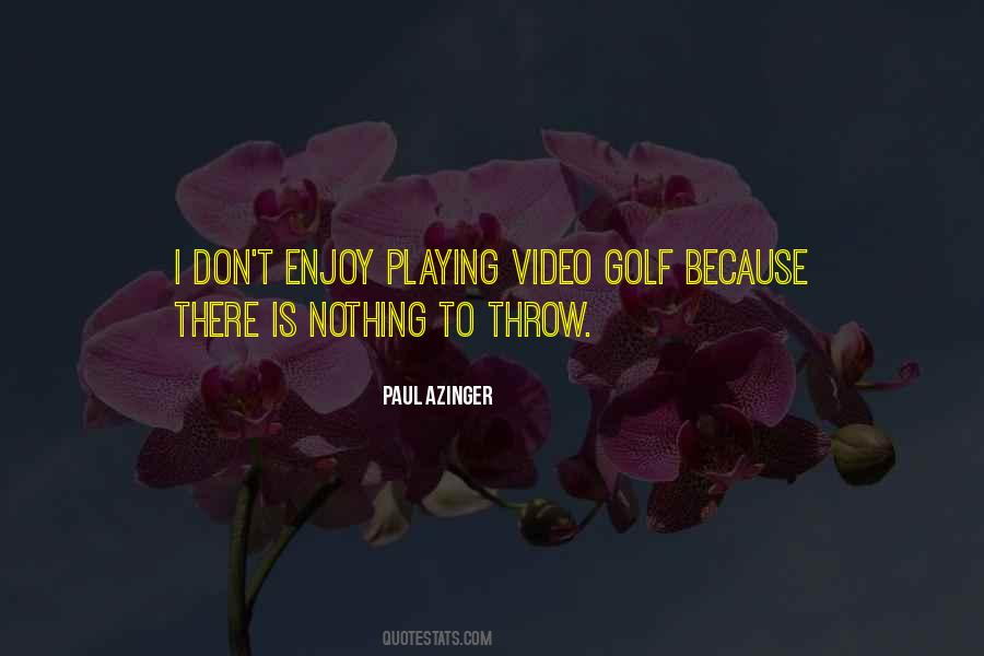 Playing Golf Sayings #229269