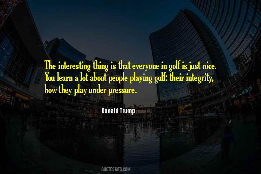 Playing Golf Sayings #415239