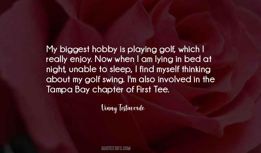 Playing Golf Sayings #422322