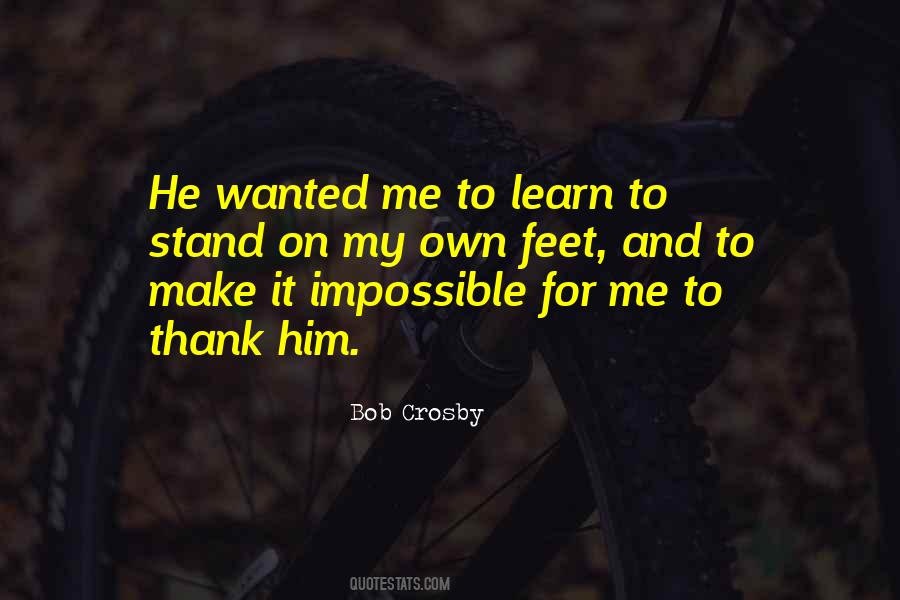 Quotes About Crosby #208499