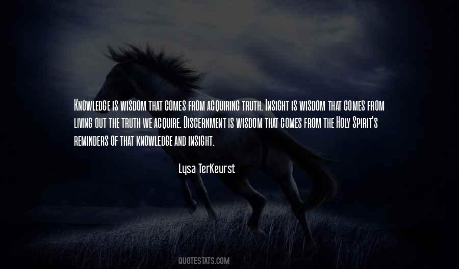 Quotes About The Spirit Of Discernment #1254121