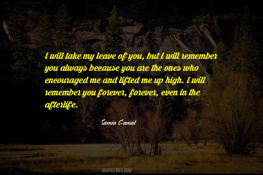 I Will Remember You Sayings #494297