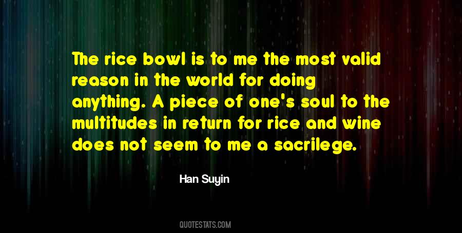 Rice Bowl Sayings #1546511