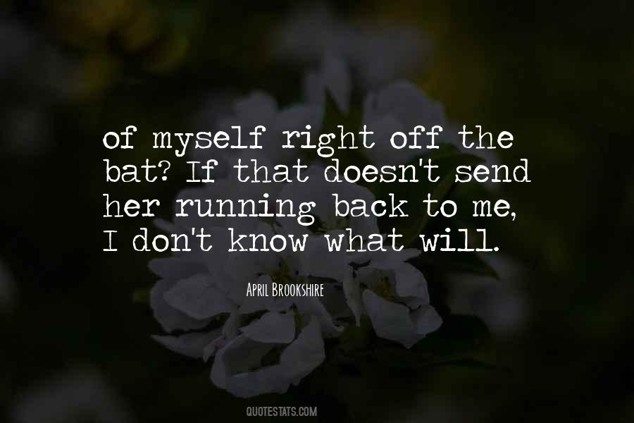 Running Back Sayings #1836235