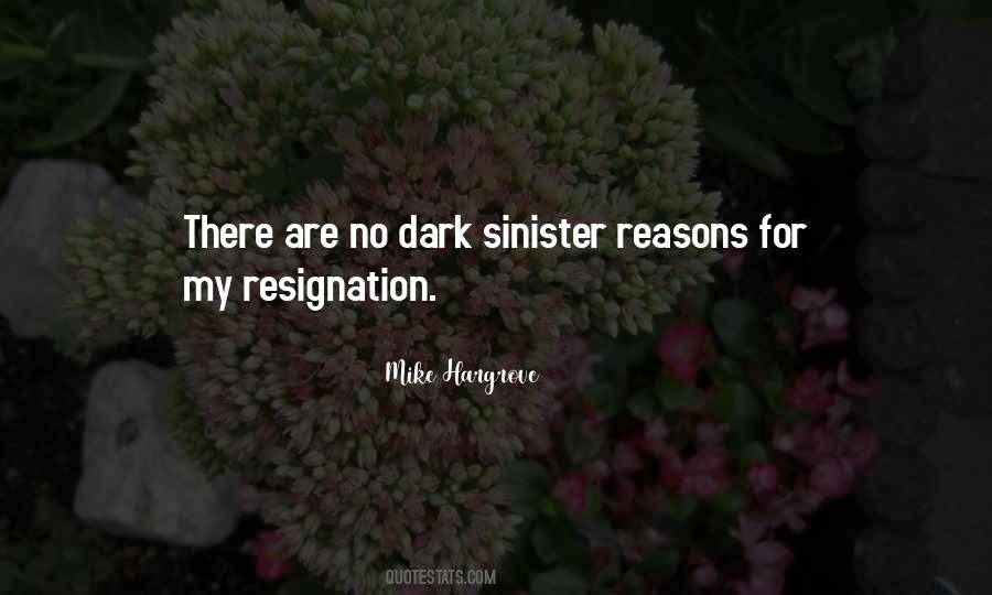 Dark Sinister Sayings #1445650