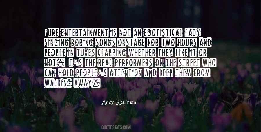 Quotes About Street Performers #769166