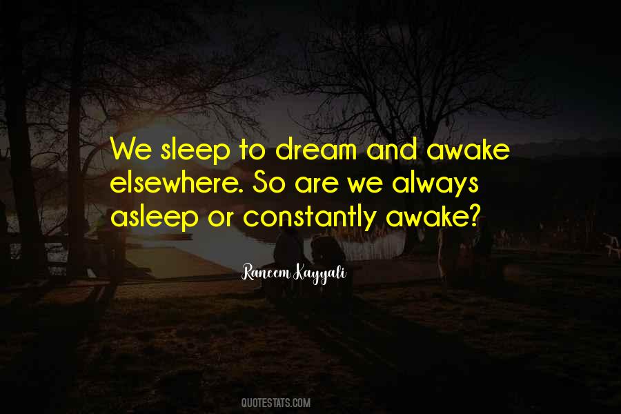 Sleep And Dream Sayings #160150