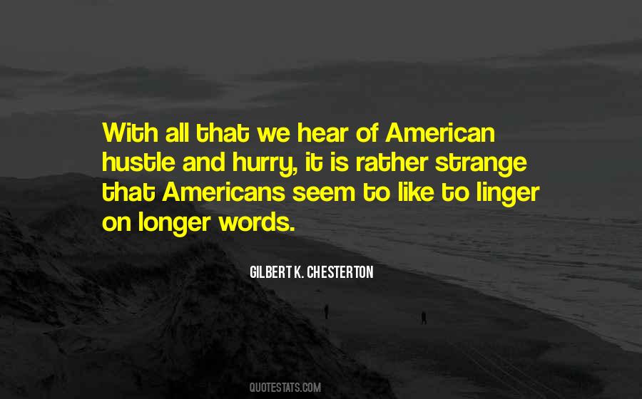 Strange American Sayings #1622480