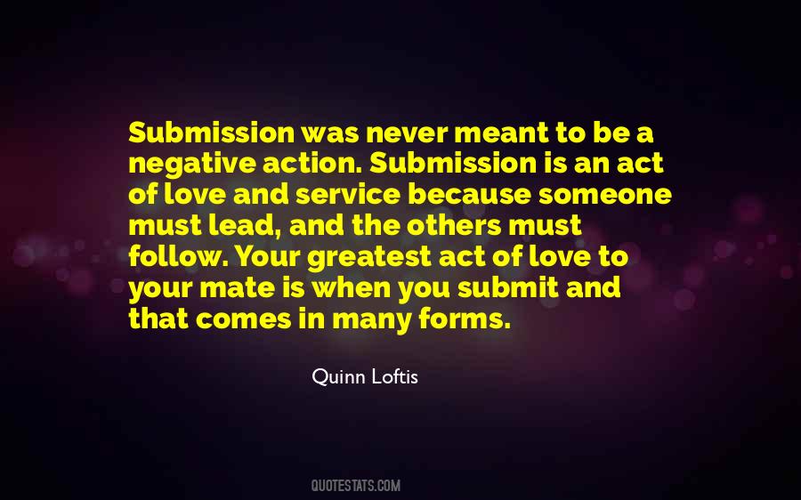 Love Submission Sayings #942572