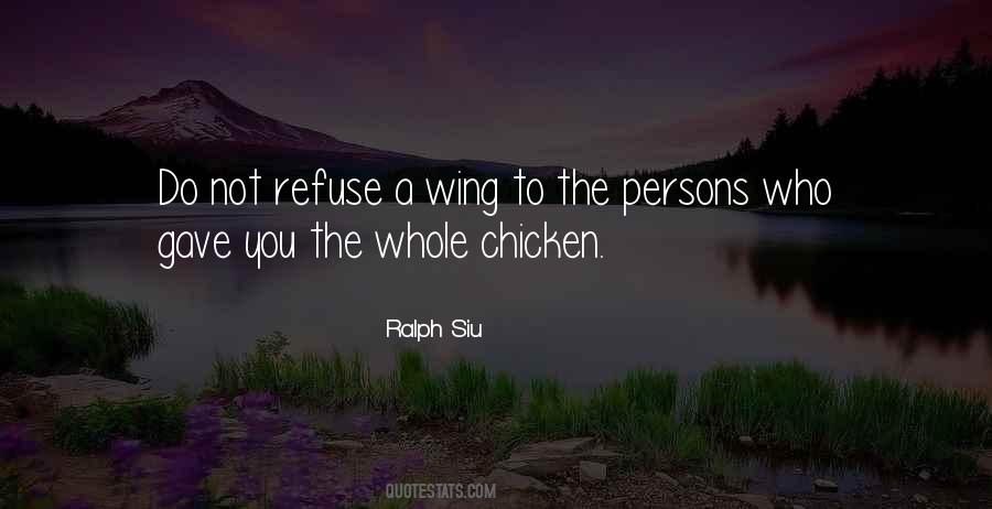 Sure Thing Chicken Wing Sayings #74524