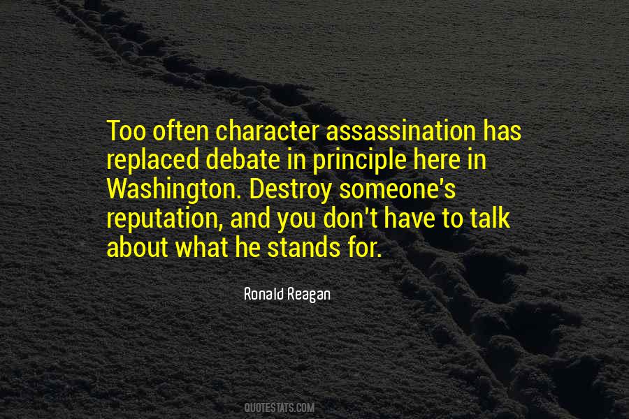 Quotes About Character And Reputation #864581