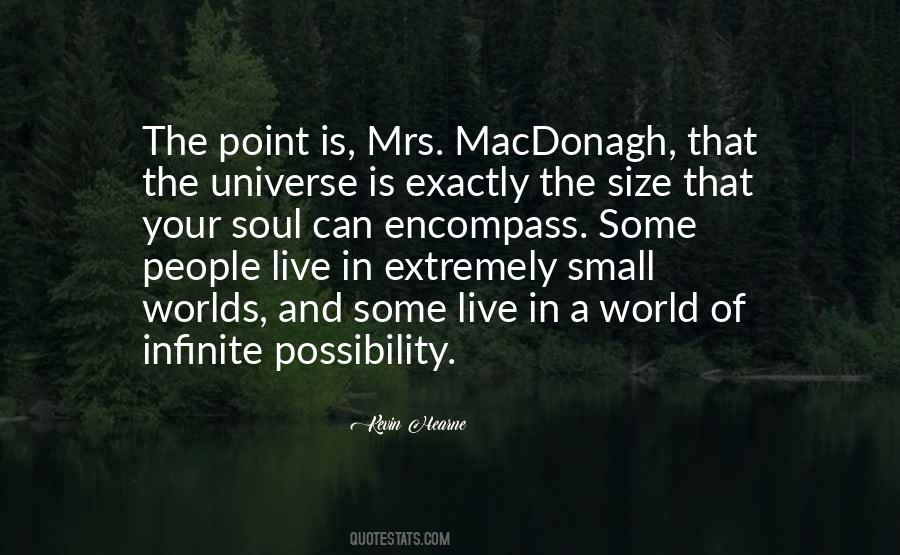 Quotes About Size Of Universe #202586