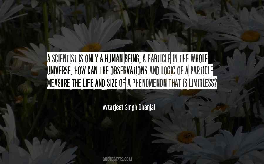 Quotes About Size Of Universe #314556