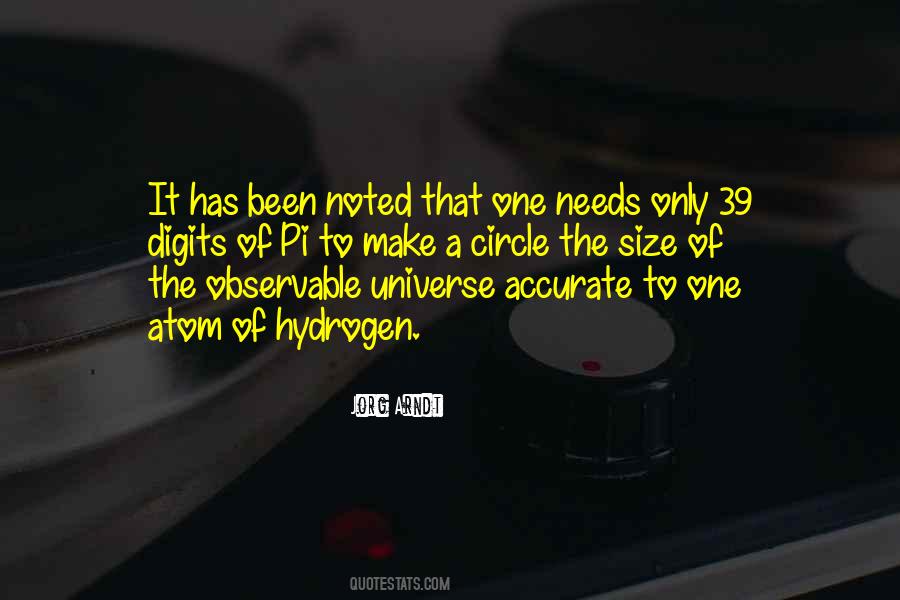Quotes About Size Of Universe #357271