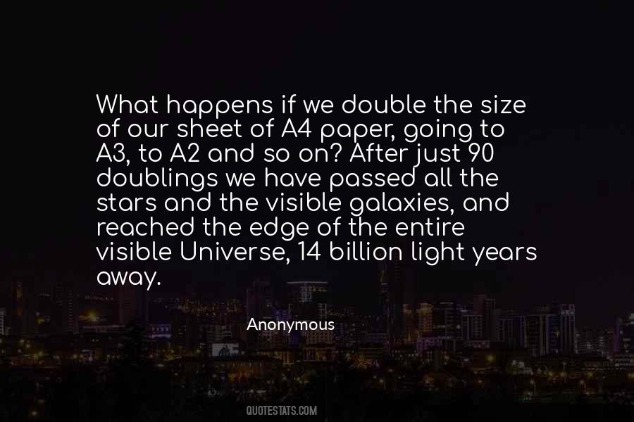 Quotes About Size Of Universe #953586
