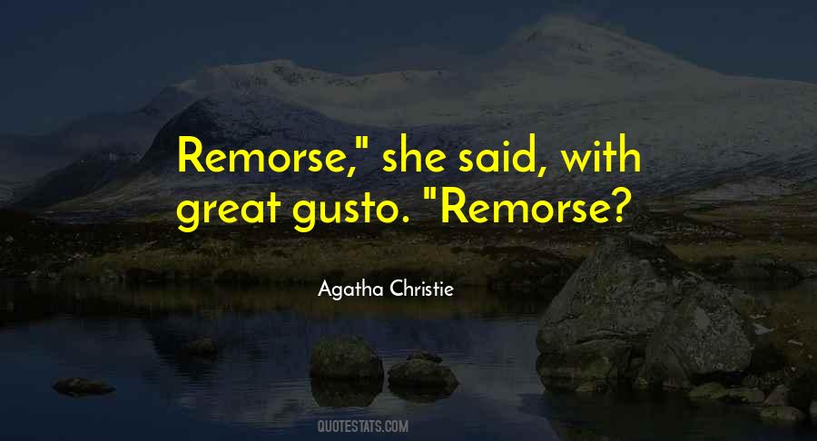 Quotes About Remorse #1005666