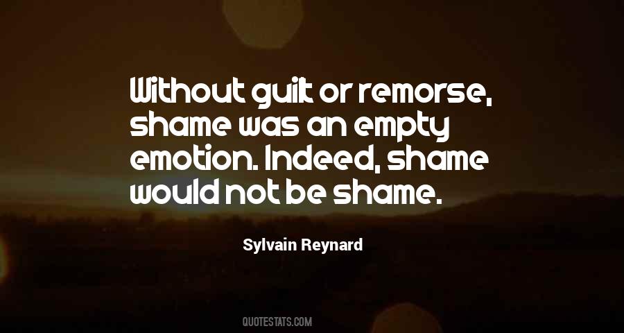 Quotes About Remorse #1377349