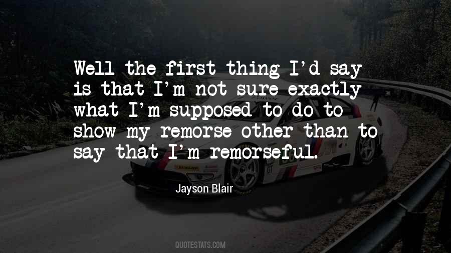 Quotes About Remorse #1520737