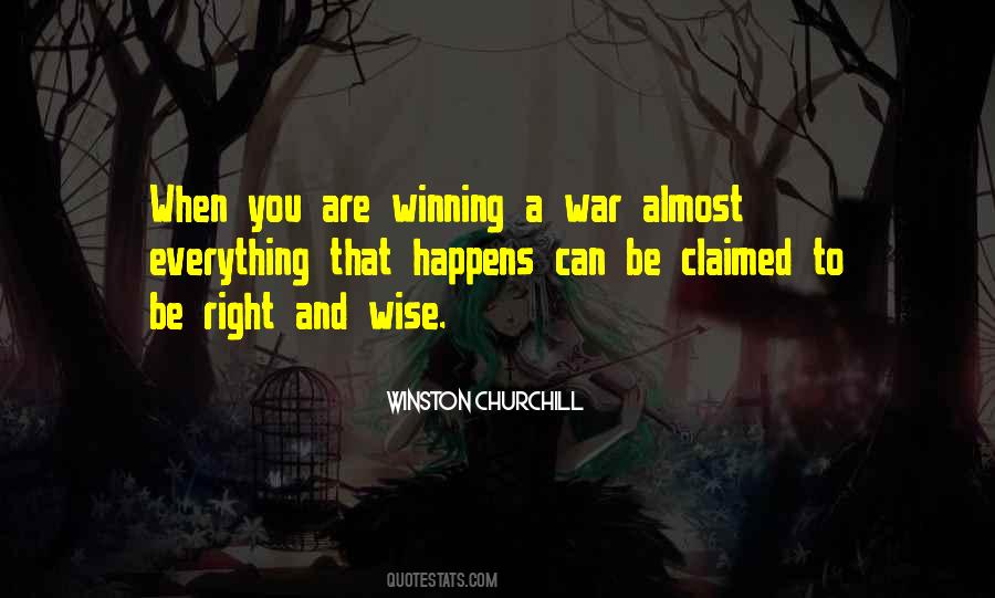 Winston Churchill War Sayings #266189