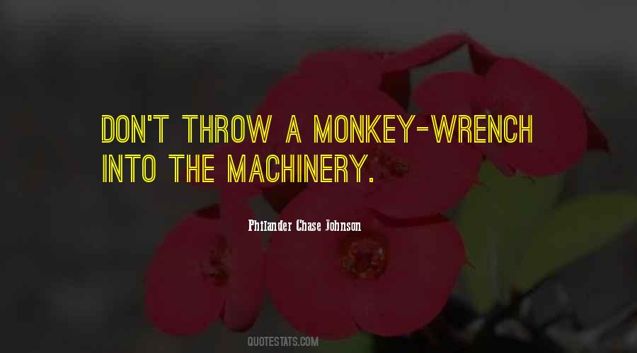 Monkey Wrench Sayings #1003030