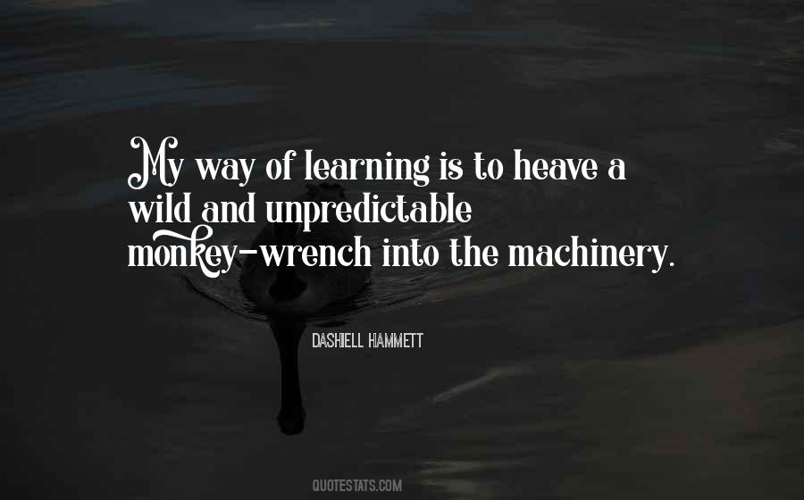 Monkey Wrench Sayings #183307