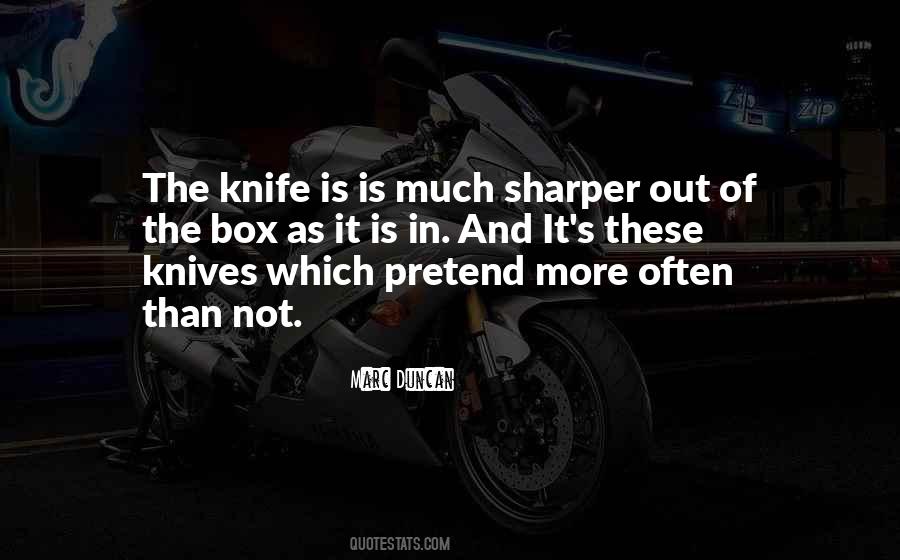 Sharper Than Sayings #1034708