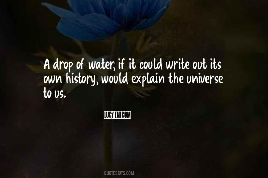 Quotes About Drop Of Water #1509250