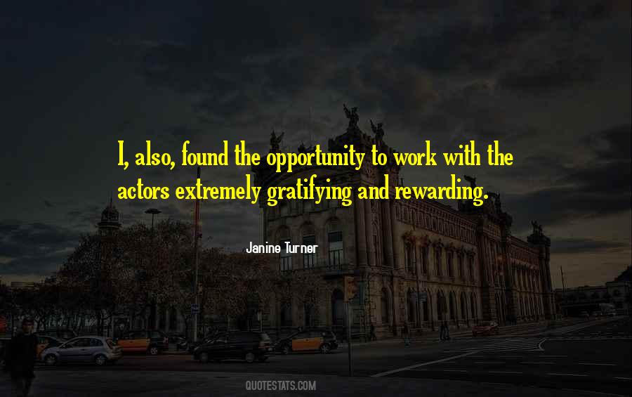 Quotes About Rewarding Work #899770