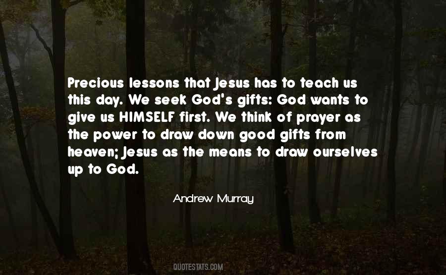 Quotes About God's Gifts #1037064